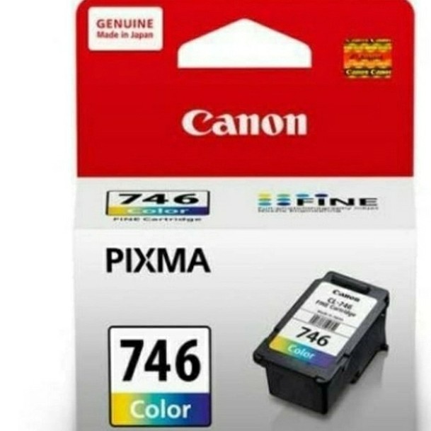 PAKET TINTA CANON  745 BLACK &amp; CANON 746 COLOUR  ORIGINAL