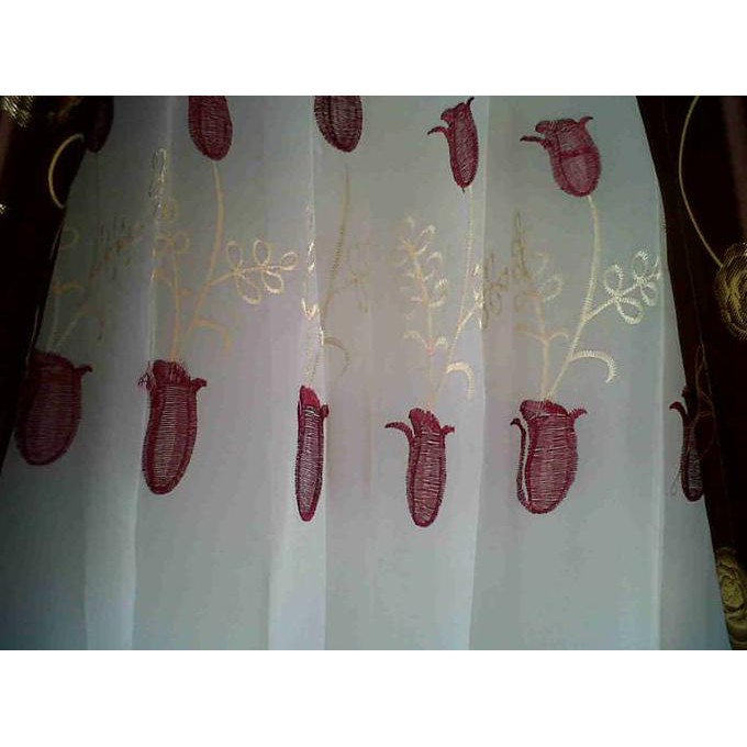 Vitrase sifon bordir import