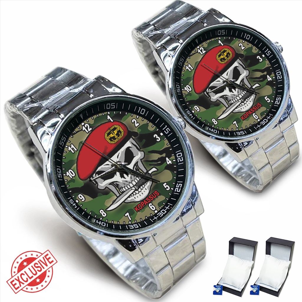 Jam Tangan Rantai Couple KOPASSUS -03 (Special)