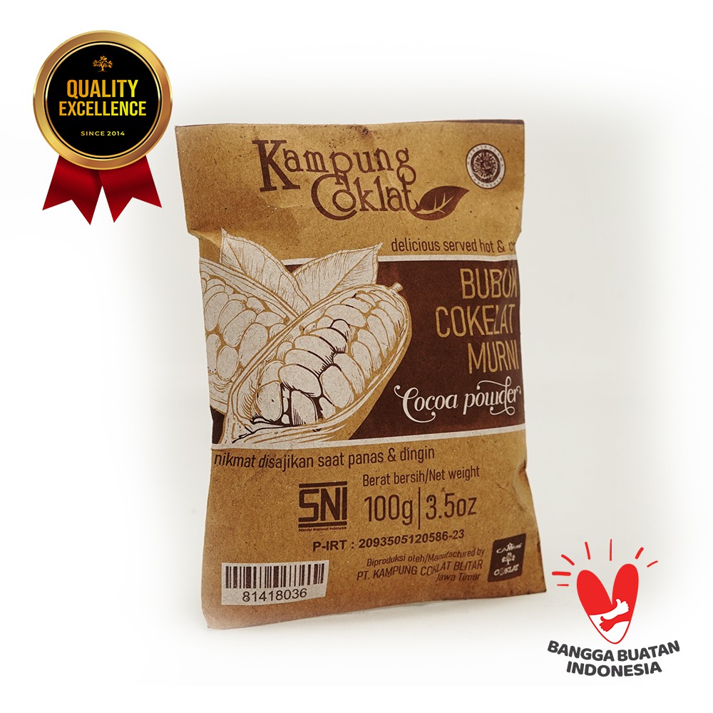 

COKLAT BUBUK MURNI 100 GRAM - KAMPUNG COKLAT