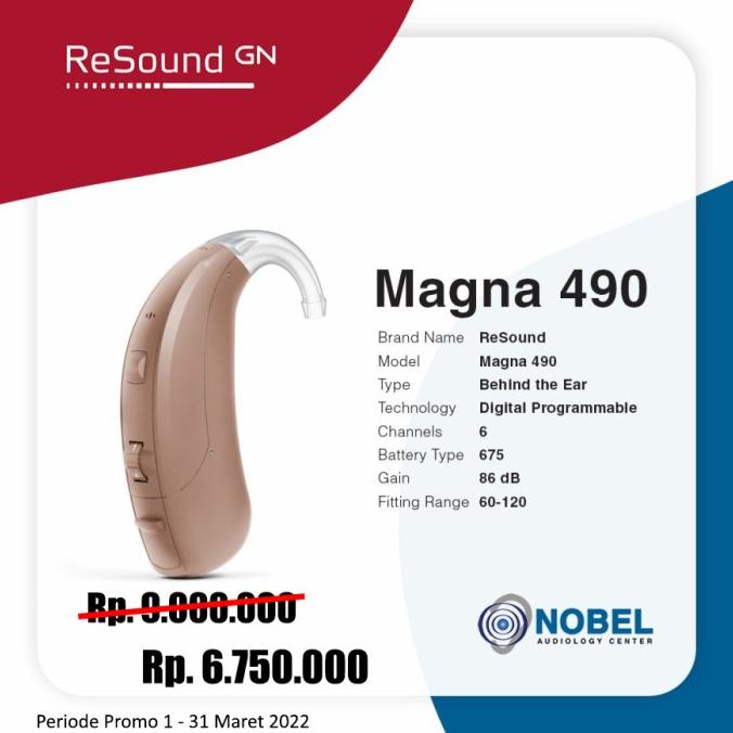 Alat Bantu Dengar GN ReSound Magna 490