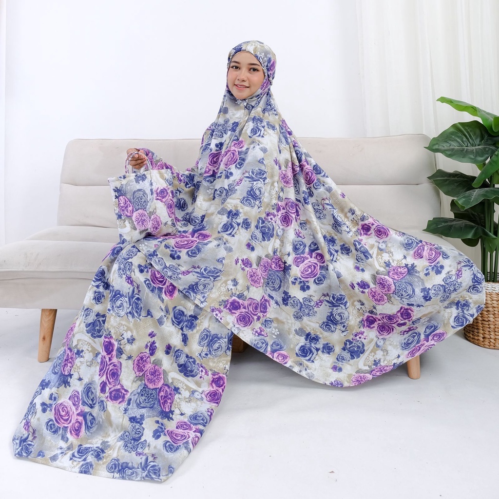 MUKENA DEWASA / MUKENA BALI DEWASA JUMBO BAHAN KATUN RAYON / MUKENA POLOS DEWASA