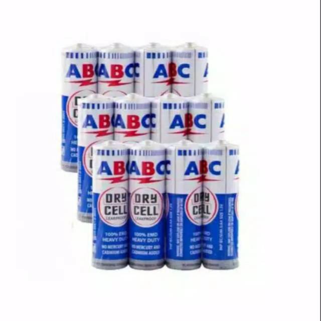 BATU BATERAI/BATRAI ABC AA A2 BIRU  1 Pack / 4 pcs