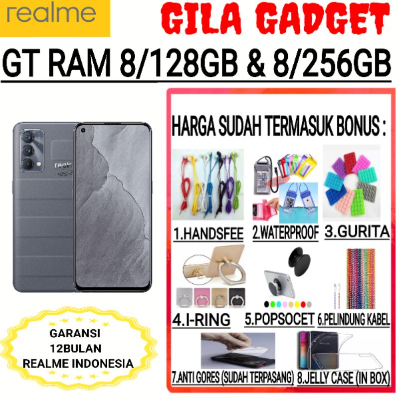 REALME GT 5G RAM 8/128GB &amp; 8/256GB