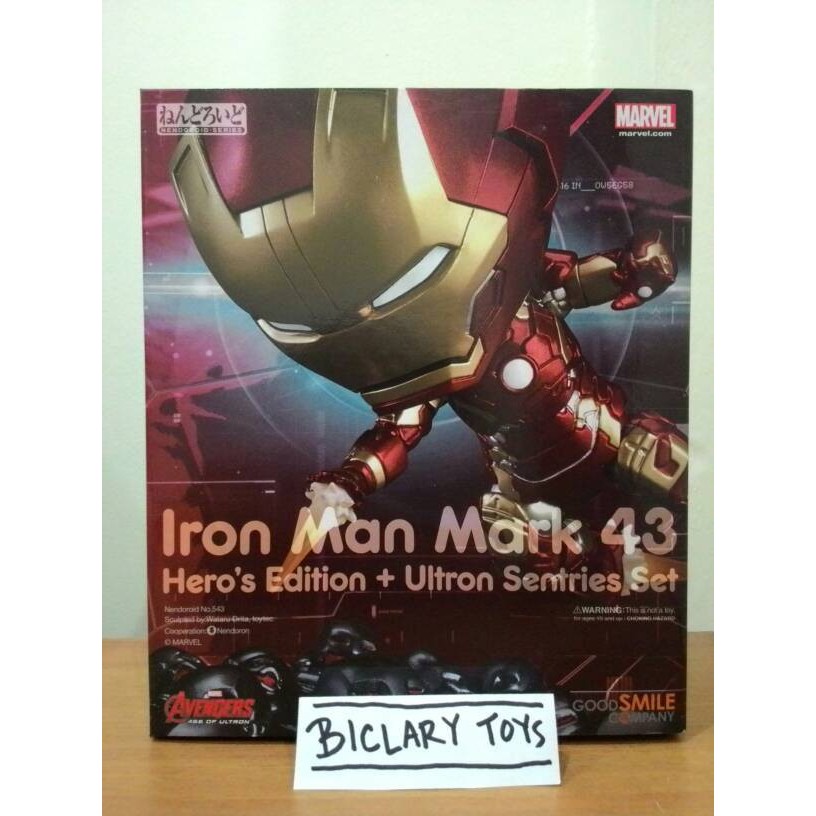 Nendoroid Iron Man Ironman Mark 43 XLIII Avengers Goodsmile ORI