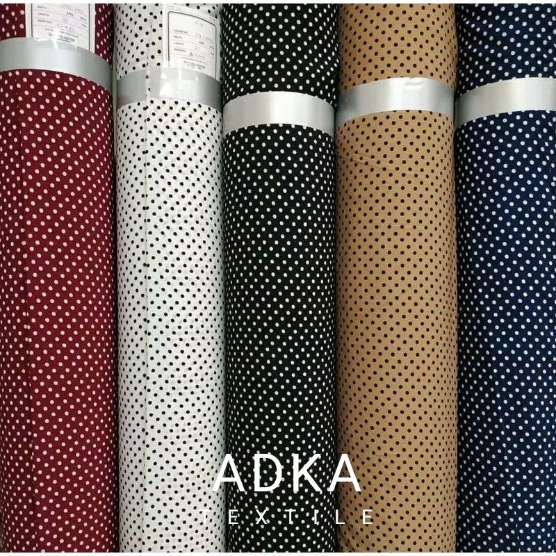 kain wolfis motif polkadot / per 0.5m