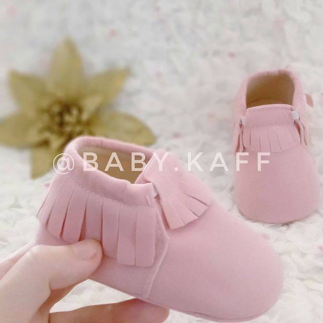 Prewalker anak rumbai warna pink