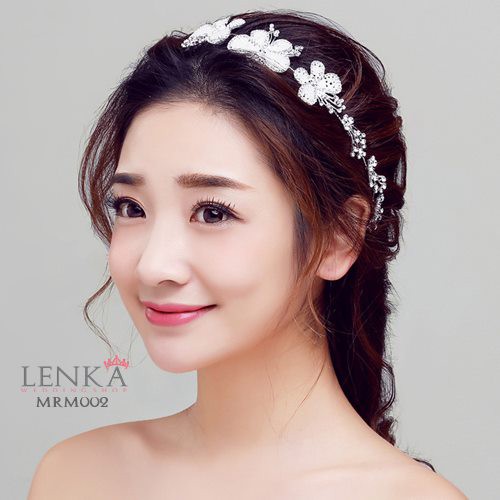 LENKA Tiara Wedding Aksesoris Pengantin Brida; Rambut Headpiece MRM002