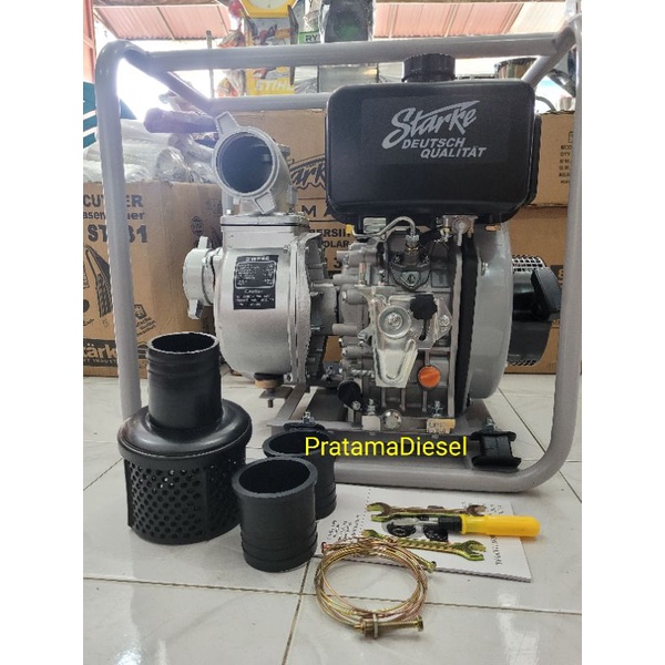 Pompa air irigasi sawah STARKE DWP80(3") Diesel(solar) 3inch