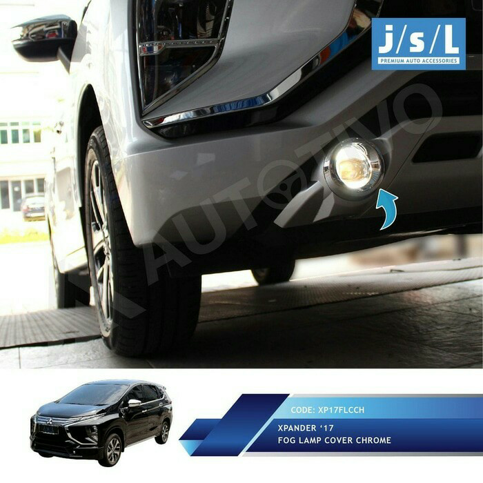 Foglamp Cover Foglamp Chrome Mitsubishi Xpander Cover Lampu Kabut
