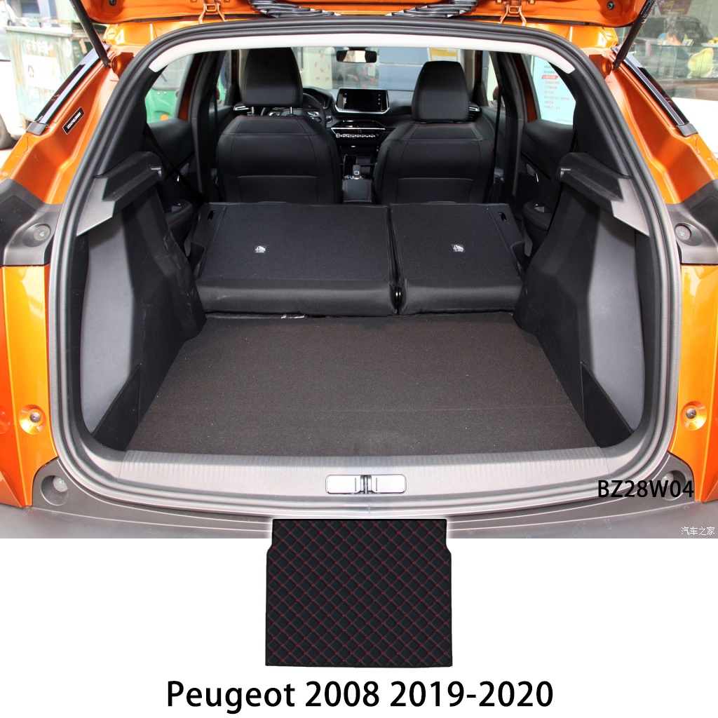 Matras Bagasi Mobil Bahan Kulit Tahan Air Untuk Peugeot 2008 P24 2019 2020