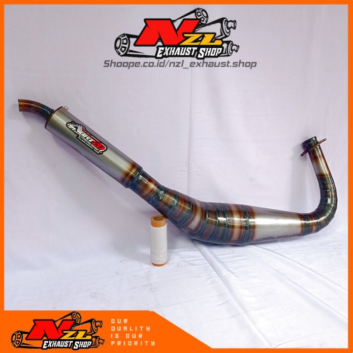 Abrt 20 knalpot RX king kolong telo kobra plat karat