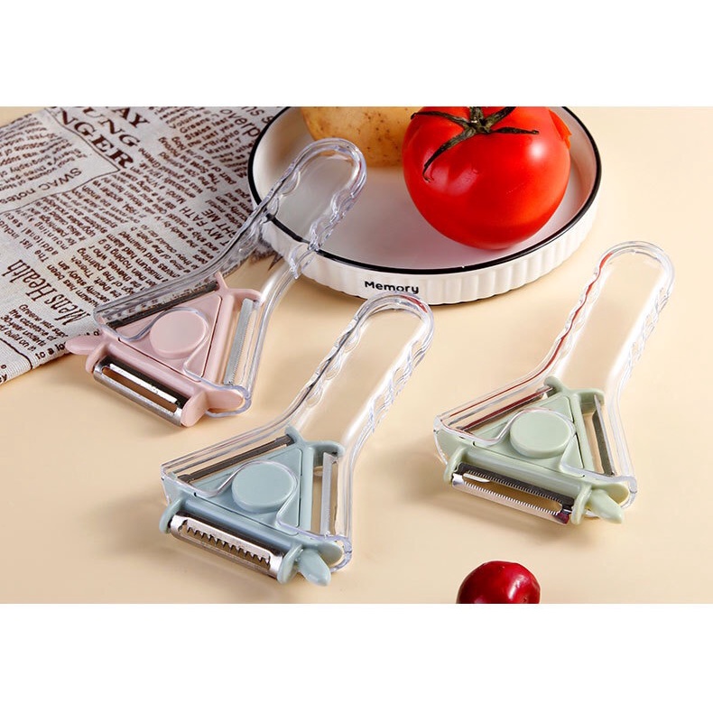 UNNISO- Pisau Peeler Pengupas 3 Sisi Triangle Paring Knife