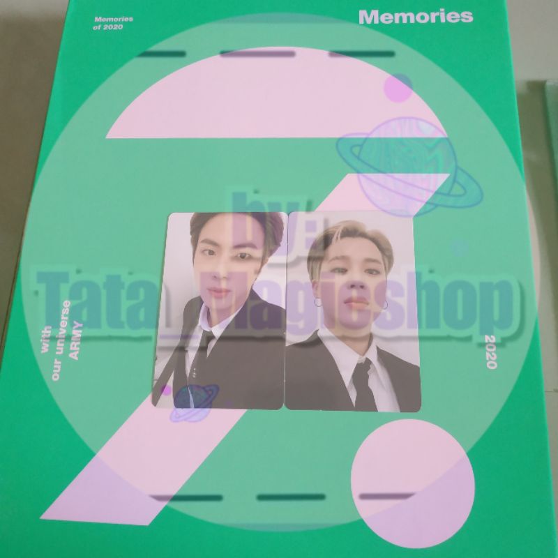 BTS Photocard DVD Memories 2020 Jimin Seokjin