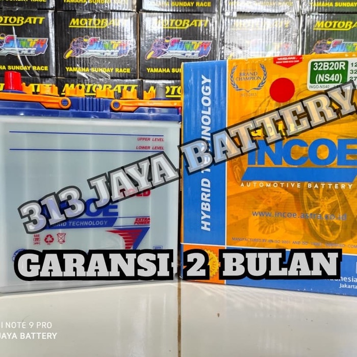 Aki/Accu Mobil Incoe Basah Ns40 Avanza, Terios,Rush,Dll