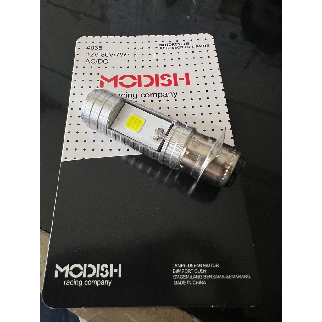 Lampu LED H6AC DC 2 Mata Mio Xeon Fino Mio j Mio soul gt Beat Vario dll by MODISH-1