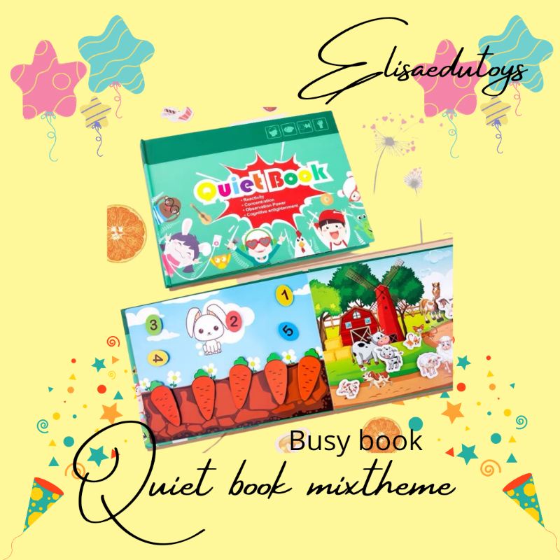 quiet book busy book children book