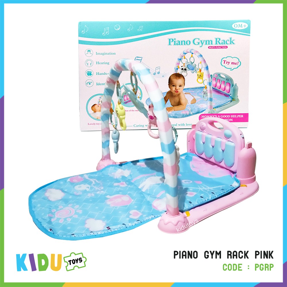 Mainan Anak dan Bayi Piano Gym Rack Kidu Toys