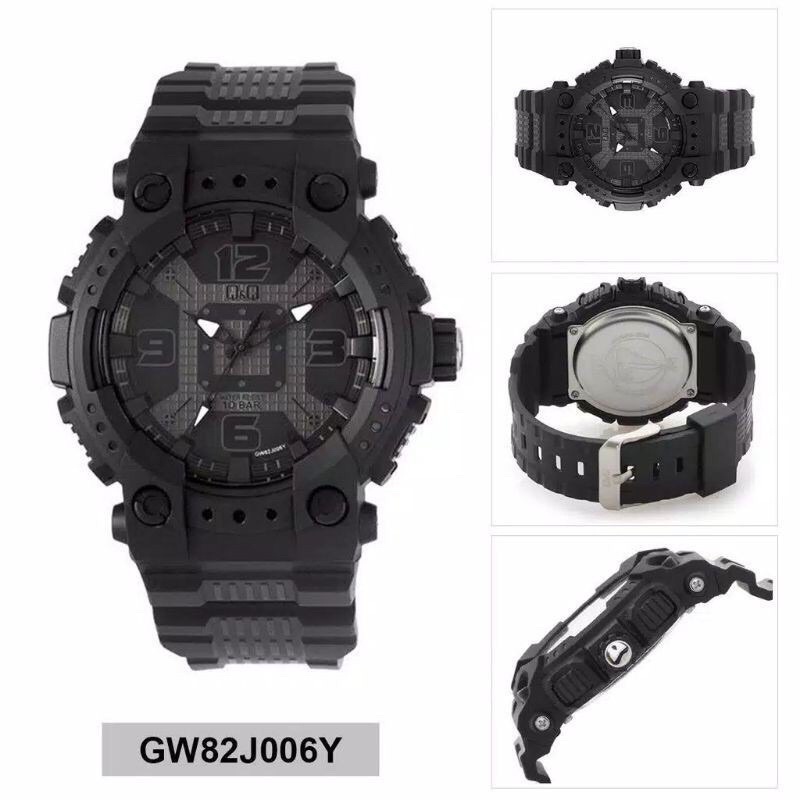 QNQ QQ     Q&amp;Q Jam Tangan Pria Analog Sport Outdoor - GW82 GW82J Water Resist Original