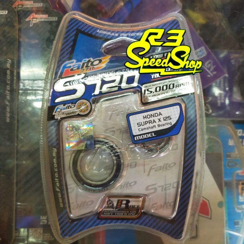 Camshaft Bearing Laher Noken As Faito Karisma Kirana Supra X 125 EX5 Dream Wave125 Karbu S720