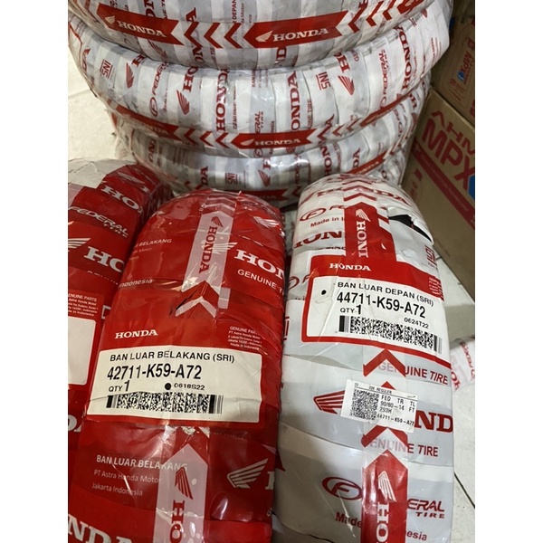 New BAN LUAR DEPAN BELAKANG TUBLES TUBELES HONDA FEDERAL AHM VARIO 150 NEW KEYLESS 2018-2022