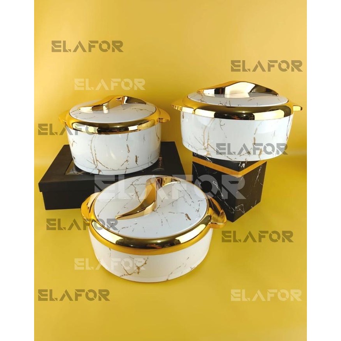 Yusna | Wadah Saji / Basi Import / Set Tempat Prasmanan /Baskom Tutup - Jn3015 [Ready Stock]