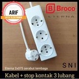 Kabel sambungan listrik/kabel extension listrik SNI Eterna + Broco -