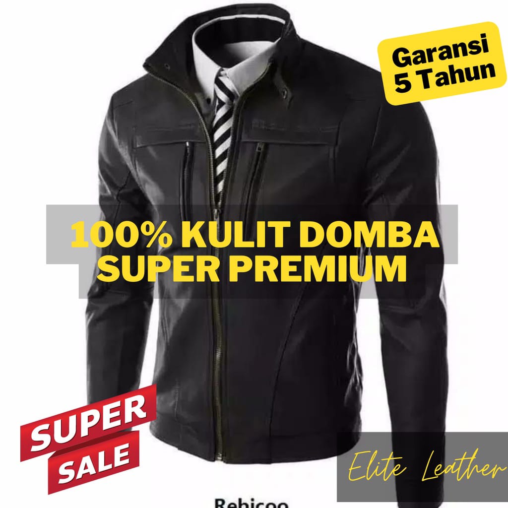 Jaket kulit pria rompi kulit jaket kulit murah jaket kulit motor jaket kulit garut asli kulit domba 