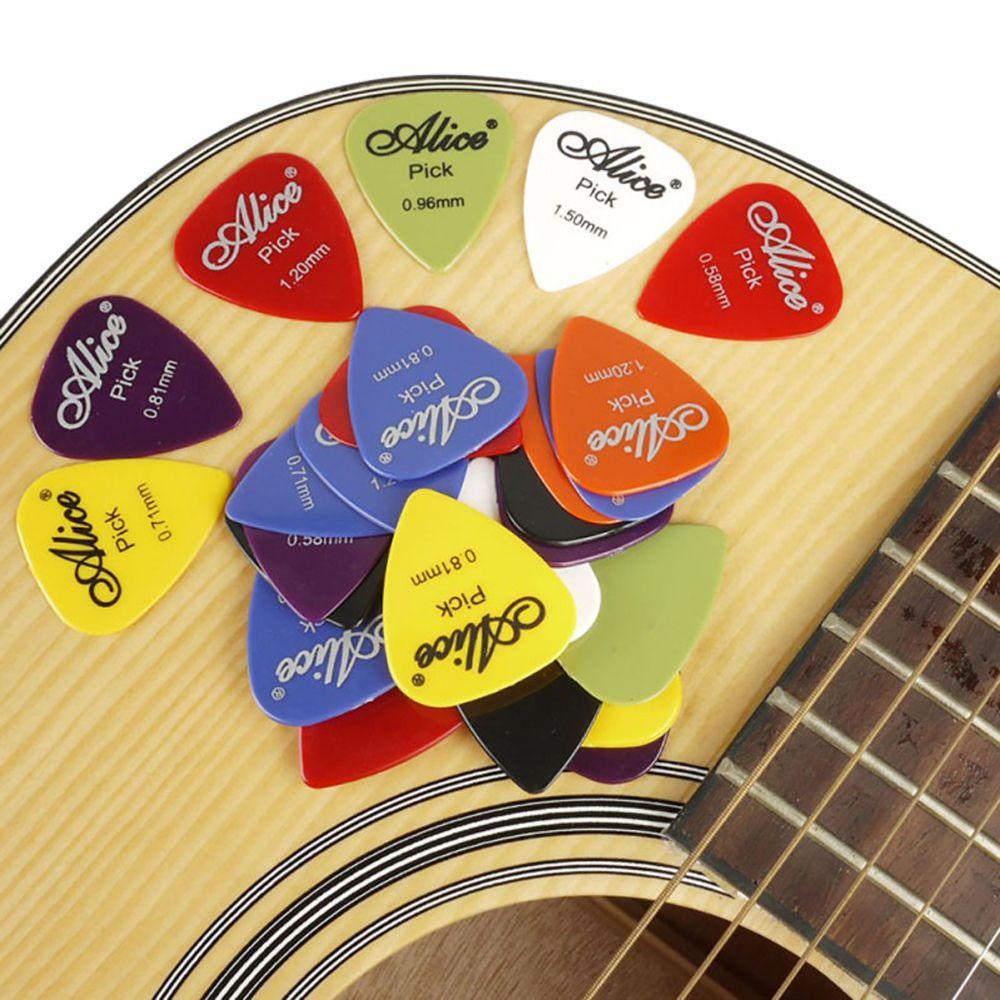 QUINTON Guitar Picks Multiple Color Smoothy Bass ABS 1kotak Aksesoris Gitar