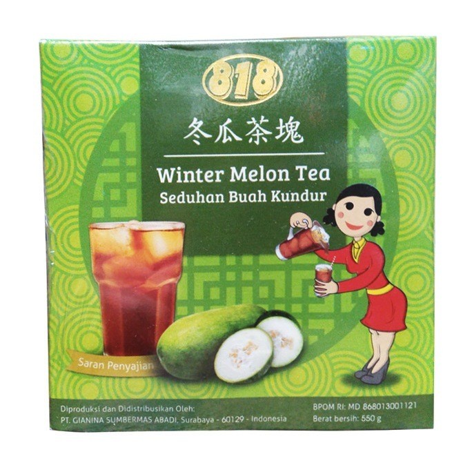 

818 Winter Melon Tea 550 gr Minuman Buah Kundur (BERKUALITAS)