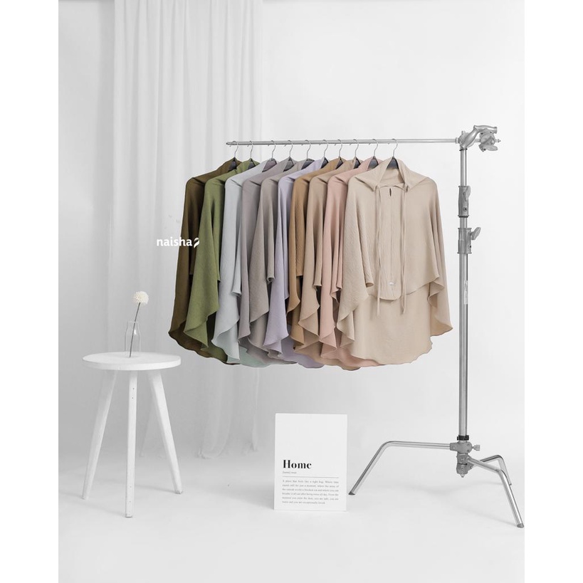Naisha Official Emira Bergo Crinkle Airflow Jilbab Daily Kasual Muslimah Syari-3