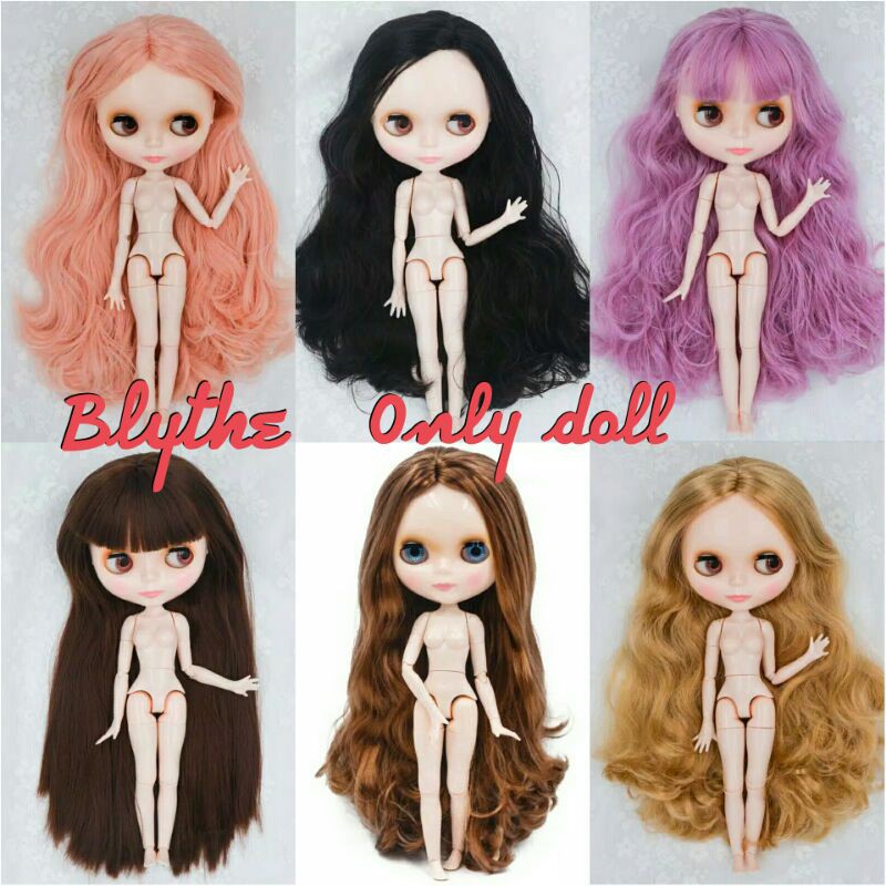 Blythe doll hanya tubuh boneka