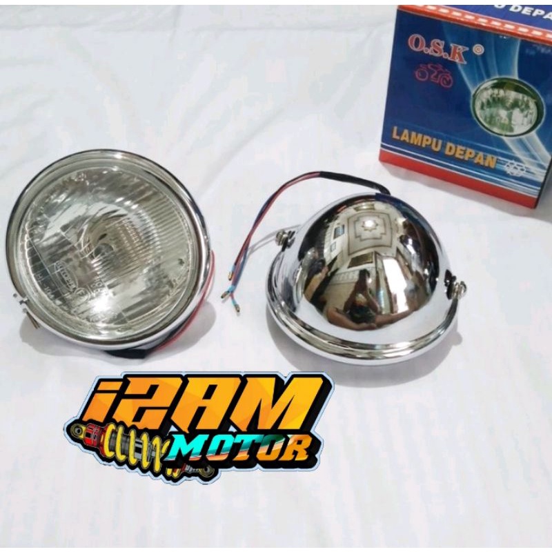 Lampu depan Autopal Cb Gl Max Pro Megapro crom set