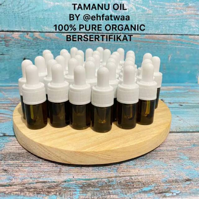 Obat jerawat, tamanu oil by @fatwa, 100% bersertifikat free gift