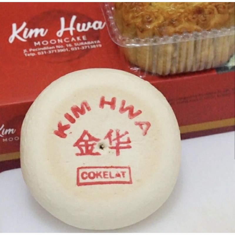 Mooncake Kim Hwa white Skin chung ciu pia per 1 Pcs
