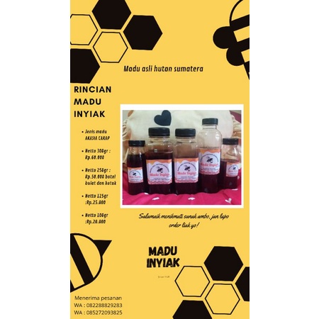 

madu asli hutan sumatera