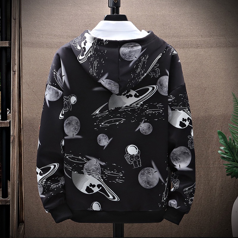 Hoodie Pria Sweater Kaos Hoodies Lengan Panjang Bahan Polyester W22007