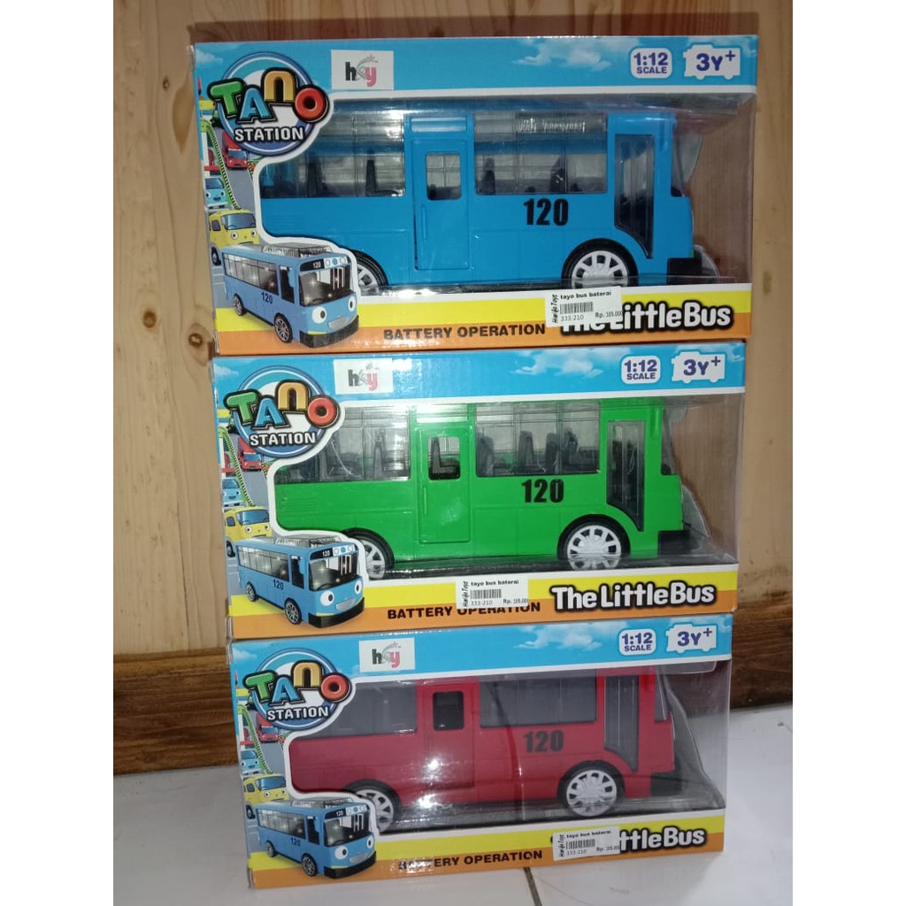 tayo bus baterai / mainan anak / bus tayo