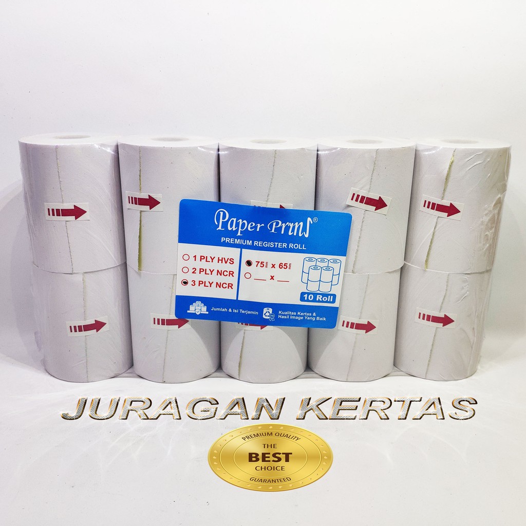 

REGISTER ROLL 75 X 65 3PLY NCR PAPERPRYNS