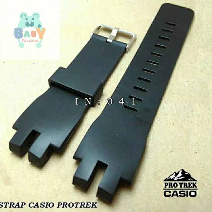 TALI JAM CASIO PROTREK PRW6100 PRW-6100 RUBBER STRAP CASIO PROTREK PRW