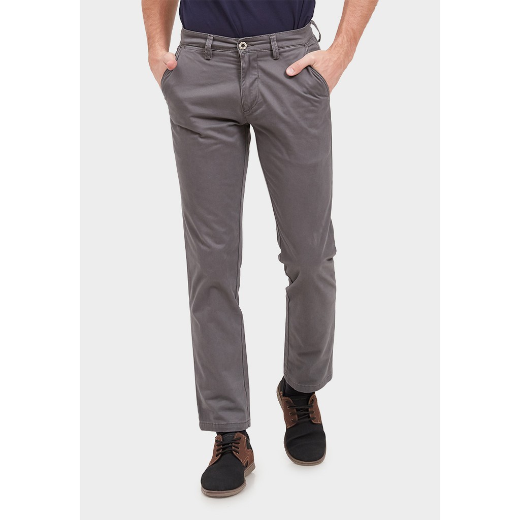 JBBoss Celana Panjang Chinos Cotton Stretch (Dim Grey) / Ramayana Jatinegara