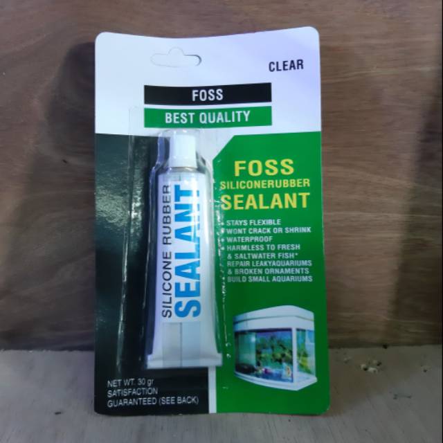 Foss Siliconerubber Sealant Lem Kaca