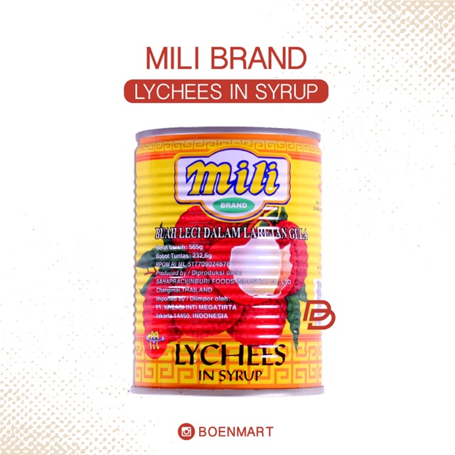 

Mili Lychees in Syrup