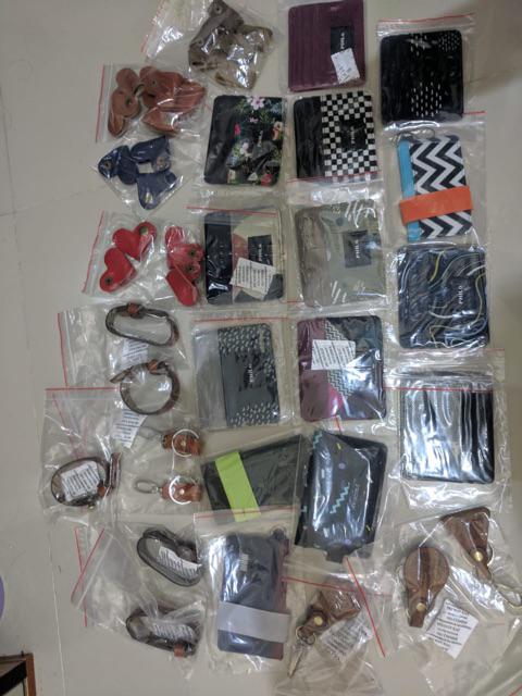 Gantungan Kunci Kulit Asli Grafir Sun Lake - Leather Keychain Phkc396