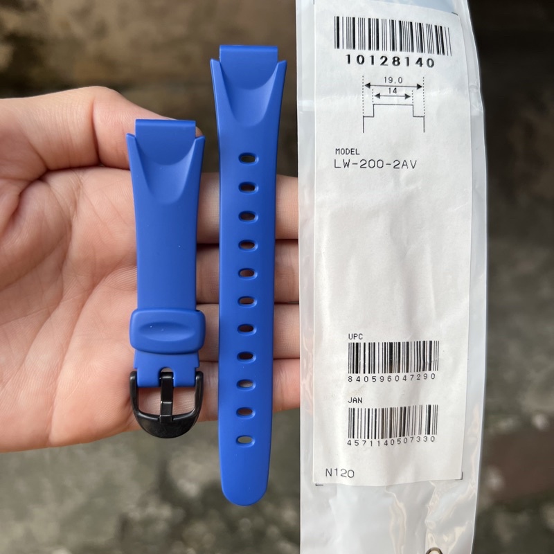 Strap tali jam tangan casio original LW-200 2AV band LW 200