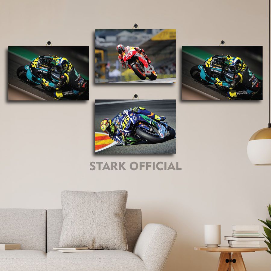POSTER KAYU PHOTO GAMBAR MOTOGP KEREN 20X30 RO9RN/82NQF/ POSTER DINDING GAMBAR MOTOGP VALENTINO ROSS