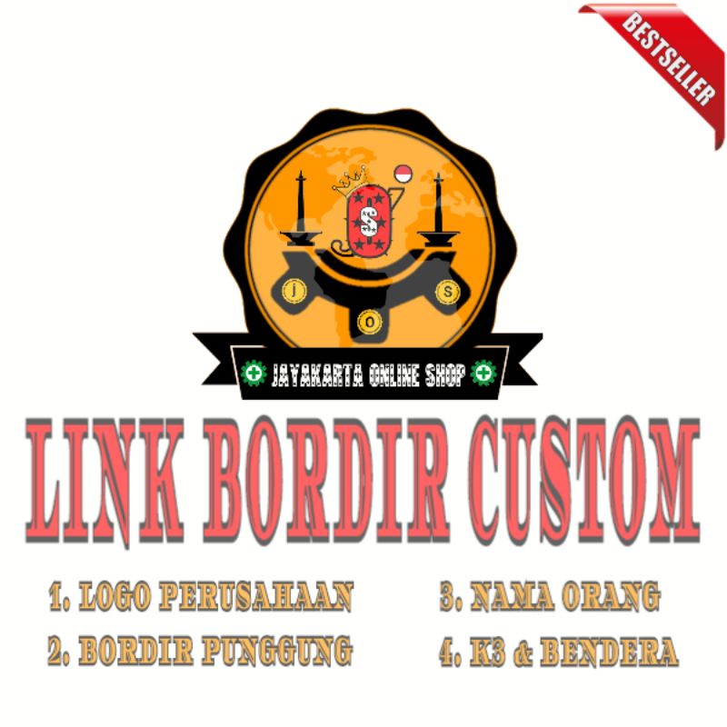 BORDIR CUSTOM BAJU SAFETY-BORDIR CUSTOM ROMPI SAFETY-BORDIR KOMPUTER