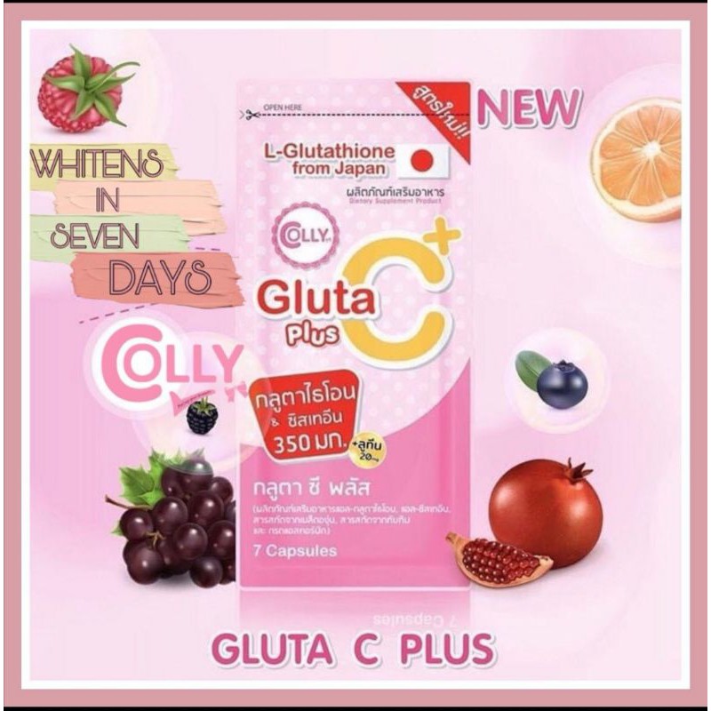 COLLY GLUTA C PLUS C+ BRIGHT VACHIRAWIT SARAWAT GLUTA 2GETHER GLUTA COLLY C