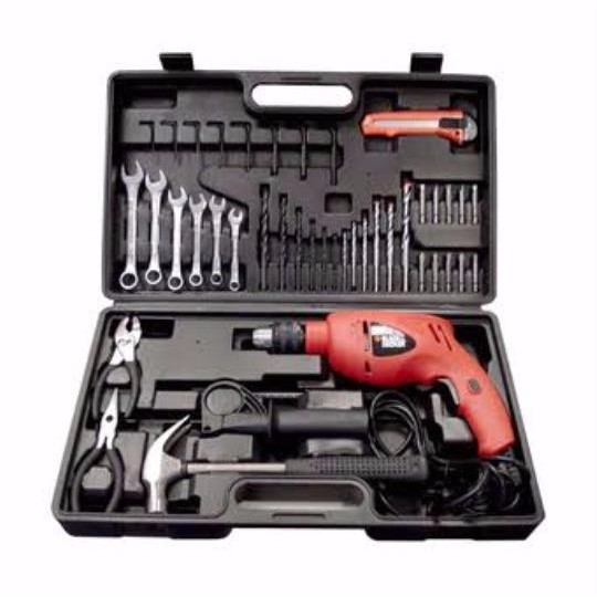 BLACK+DECKER BOR IMPACT 13MM + TOOLKIT 40 PCS HD560K