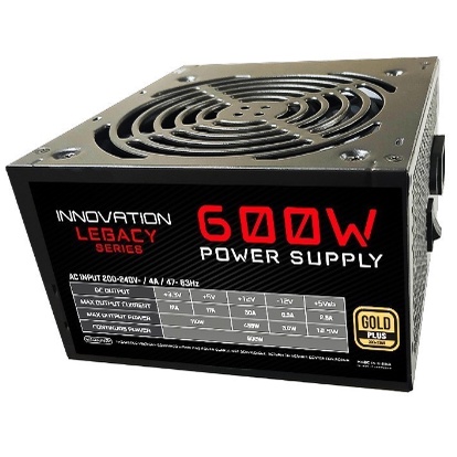 Power Supply / PSU Innovation Legacy Series 600W 600 Watt 80+ Gold